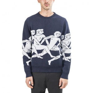 Carne Bollente Marassthoniens Sweater (Navy) - Allike Store
