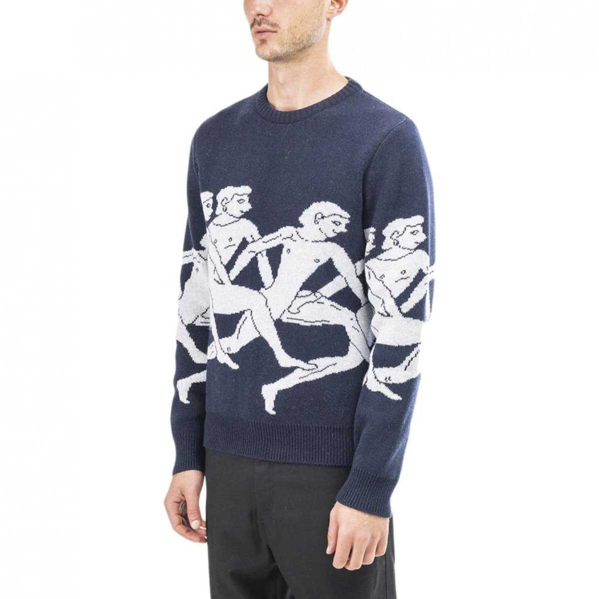 Carne Bollente Marassthoniens Sweater (Navy) - Allike Store