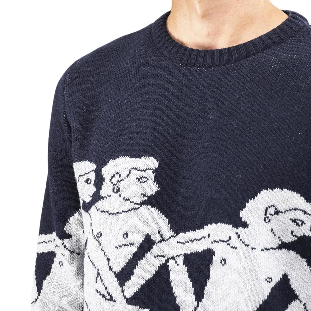 Carne Bollente Marassthoniens Sweater (Navy) - Allike Store