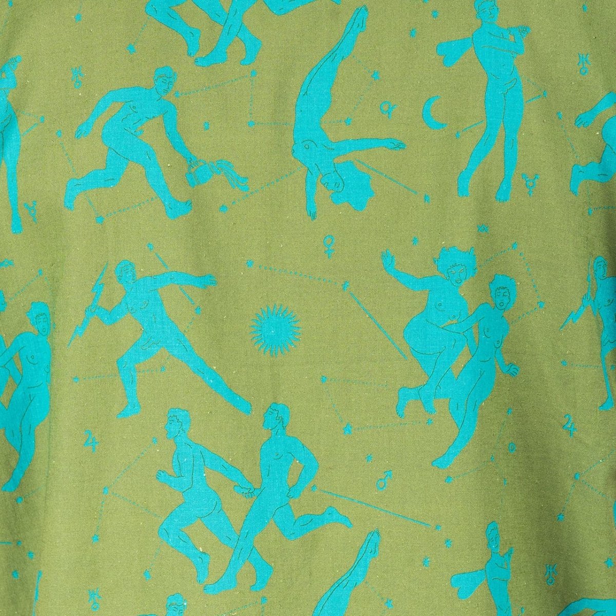 Carne Bollente The Sighing Game Shirt (Olive / Blau) - Allike Store