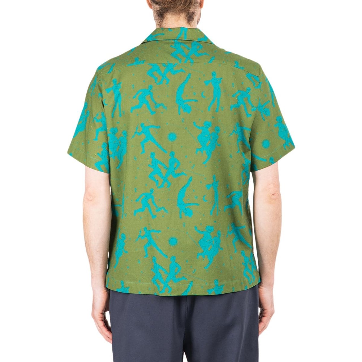 Carne Bollente The Sighing Game Shirt (Olive / Blau) - Allike Store