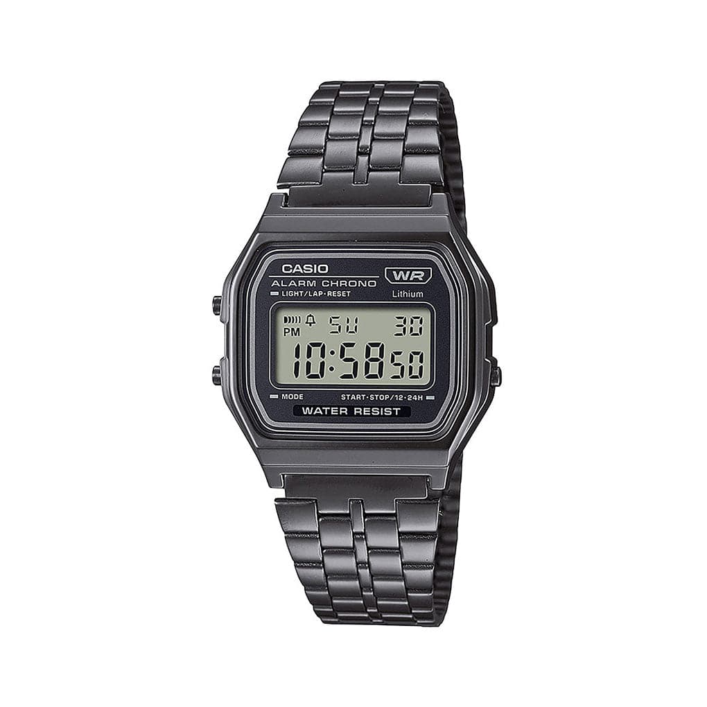 Casio A158WETB-1AEF (Dunkelgrau) - Allike Store