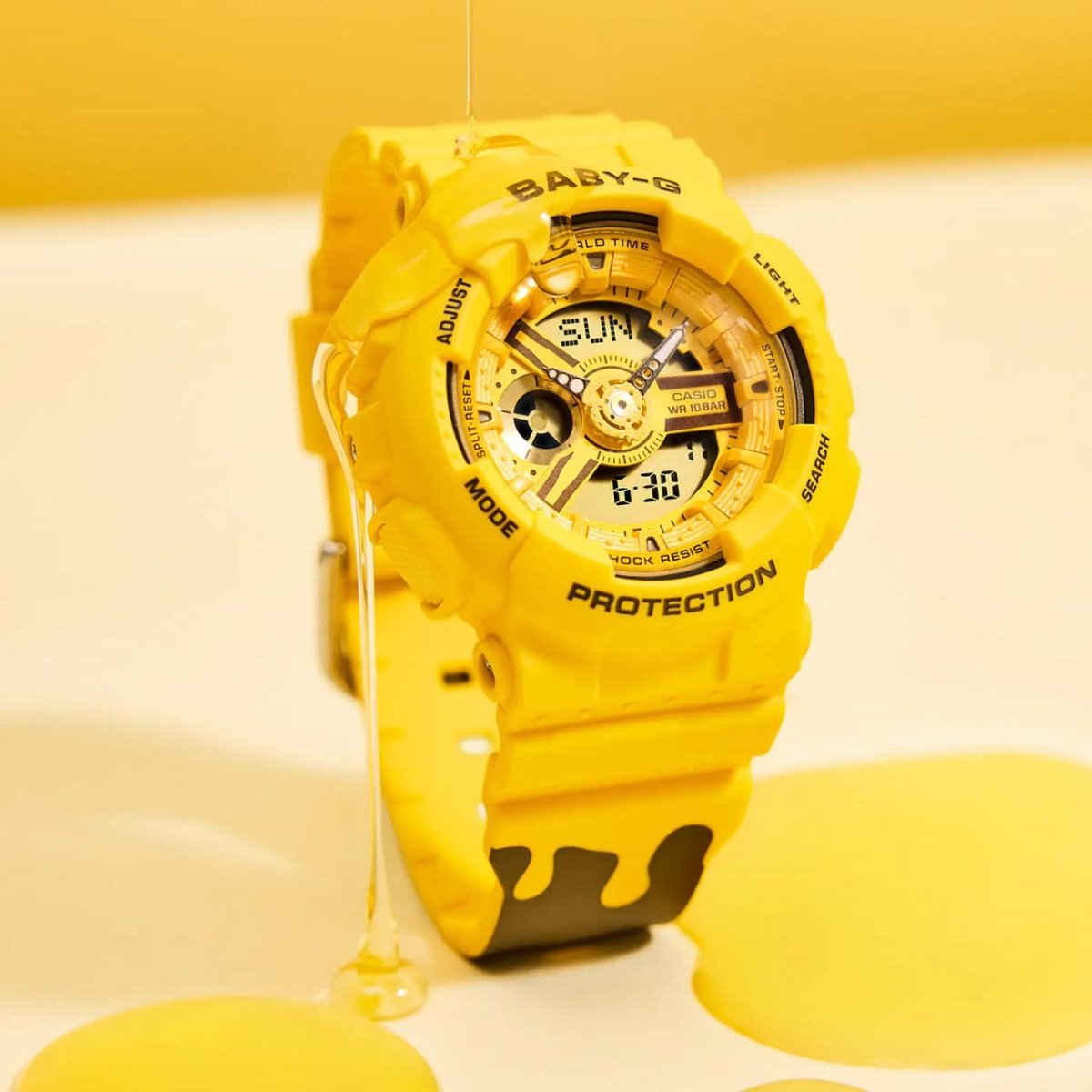Casio Baby-G BA-110XSLC-9AER "Honey Drip" (Gelb) - Allike Store