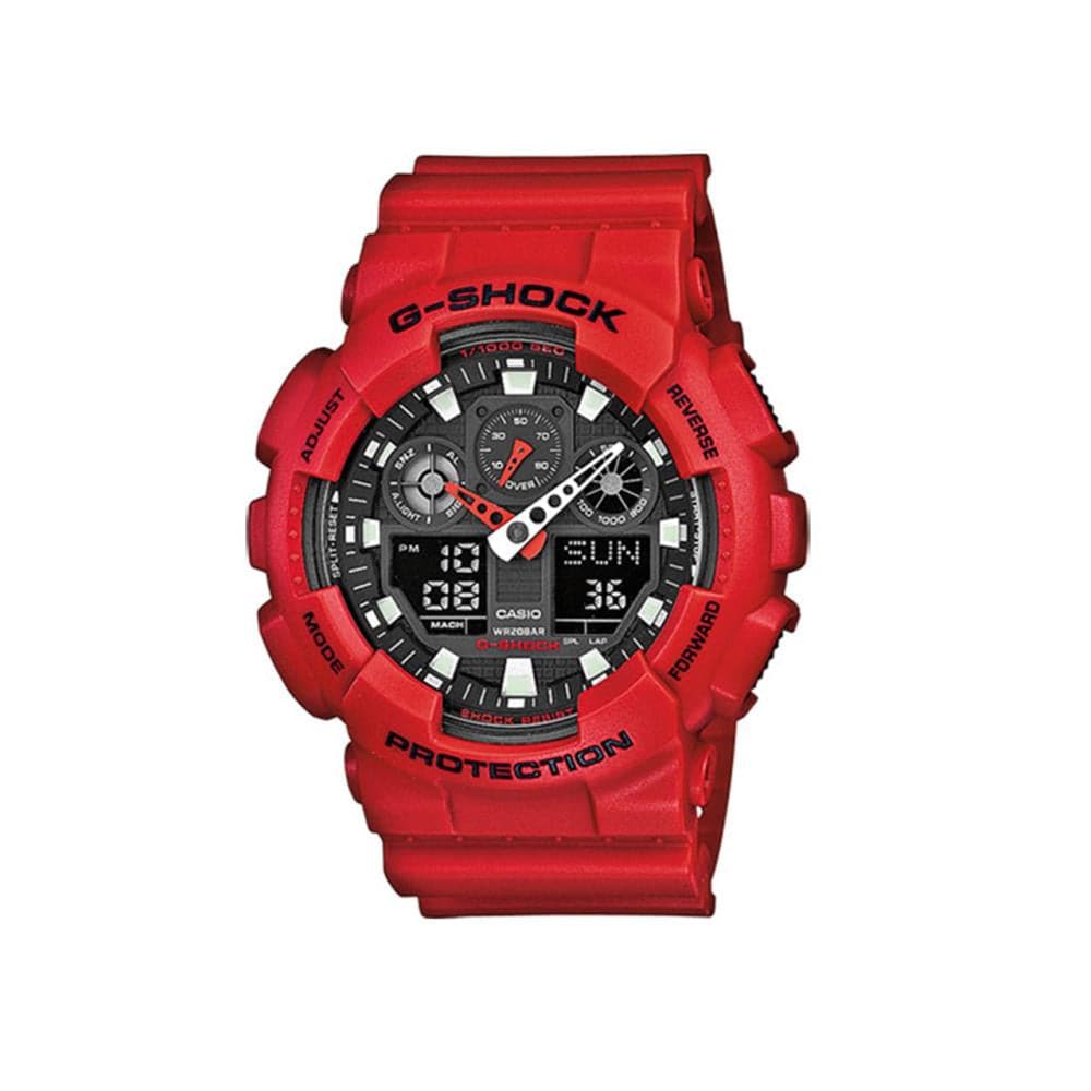 Casio G-Shock GA-100B-4AER (Rot) - Allike Store