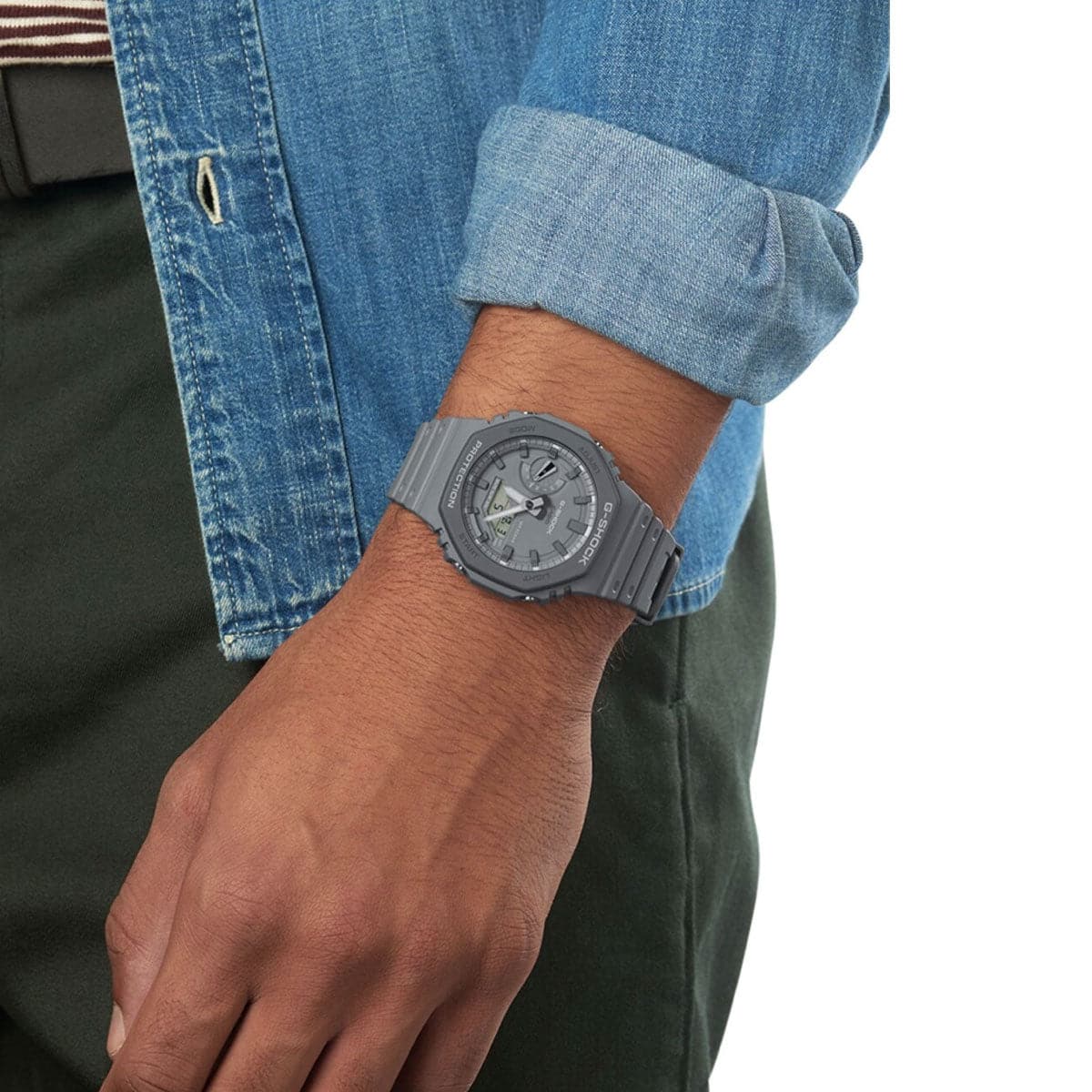 Casio G-Shock GA-2110ET-8AER (Grau / Weiß) - Allike Store