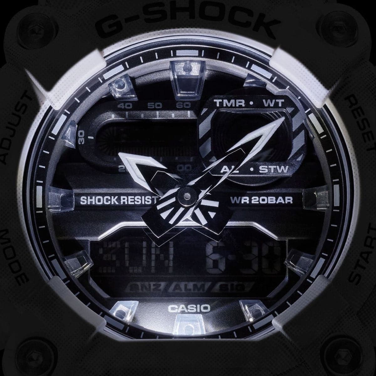 Casio G-Shock GA-900GC-7AER (Weiß / Grau) - Allike Store
