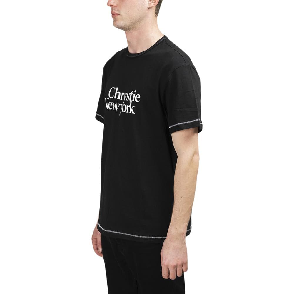 Chrystie NYC Classic Logo T-Shirt (Schwarz) - Allike Store