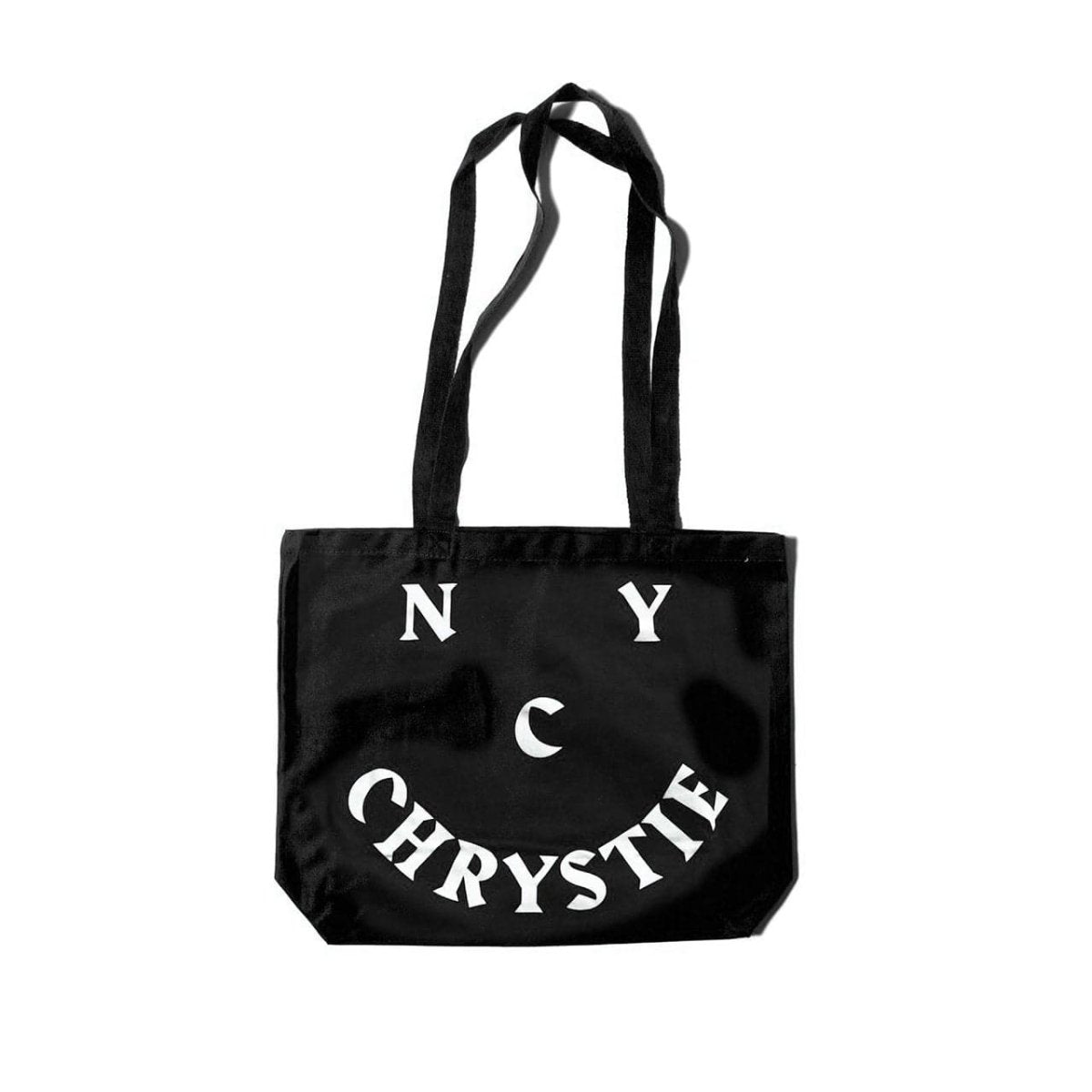 Chrystie NYC Smile Logo Tote Bag (Schwarz) - Allike Store