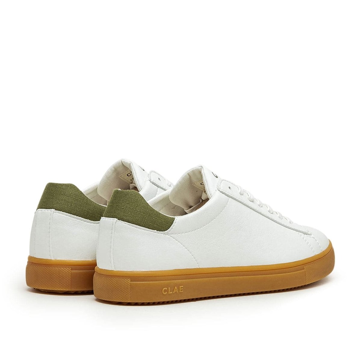 Clae Bradley Vegan (Weiß / Oliv / Gum) - Allike Store