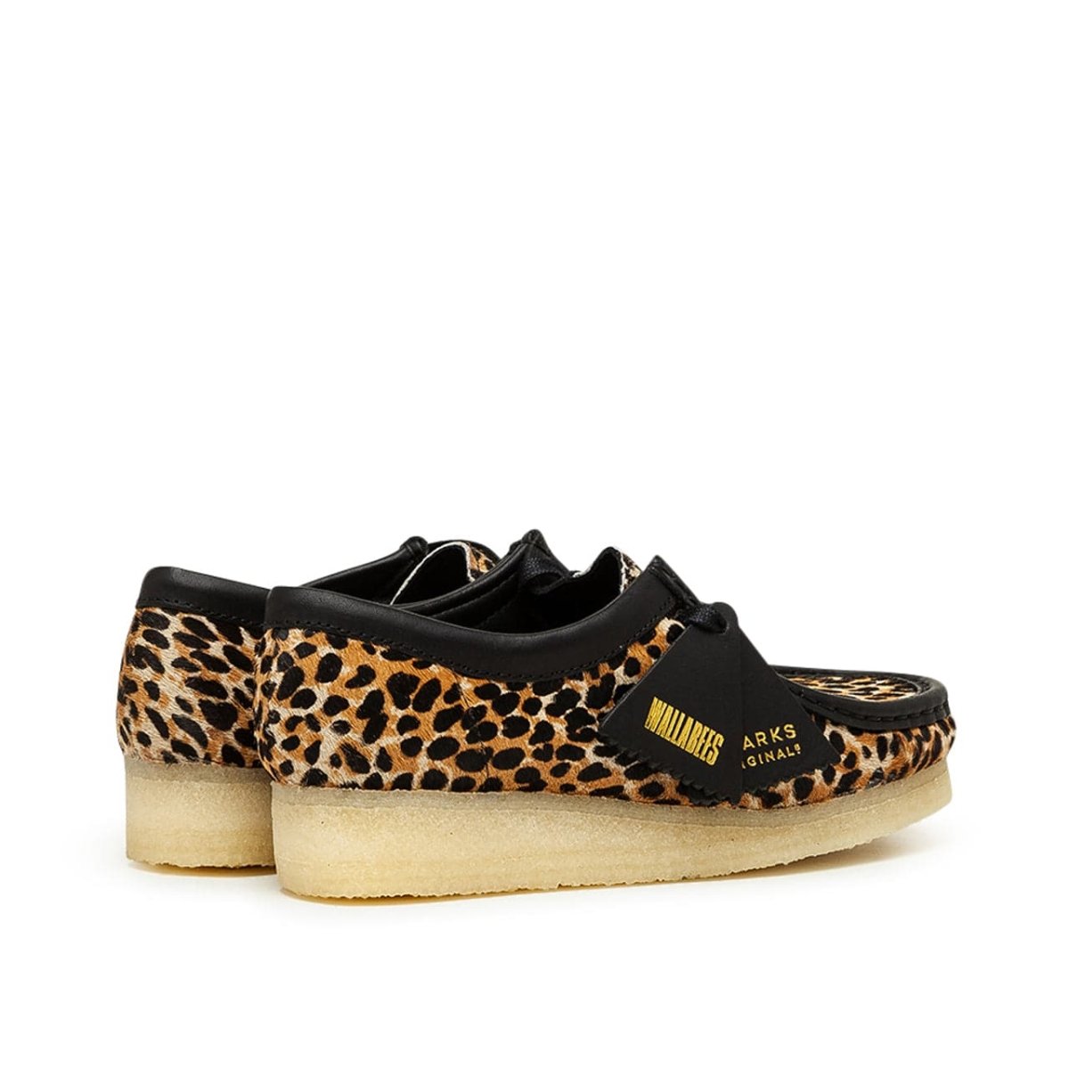 Clarks Originals Wallabee W 'Leopard Print' (Schwarz / Beige) - Allike Store