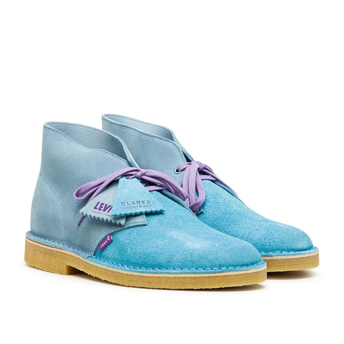Clarks Originals x Levi's Vintage Clothing Desert Boot (Blau) - Allike Store