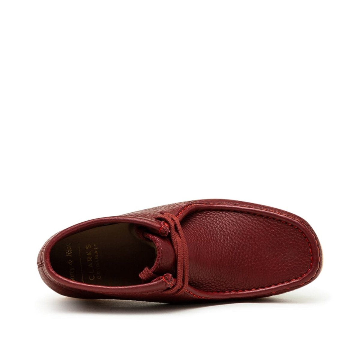 Clarks Originals x Sporty & Rich Wallabee Boot (Bordeaux) - Allike Store