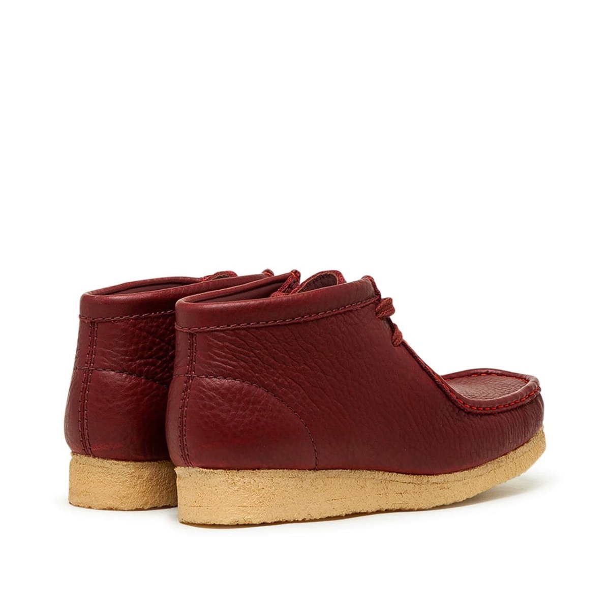 Clarks Originals x Sporty & Rich Wallabee Boot (Bordeaux) - Allike Store