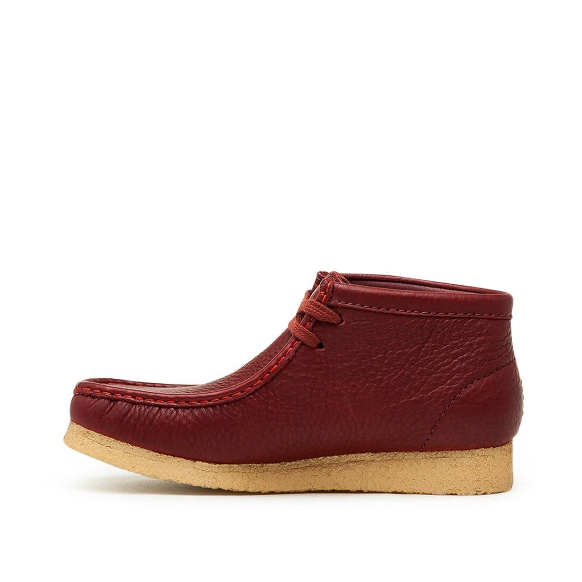 Clarks Originals x Sporty & Rich Wallabee Boot (Bordeaux) - Allike Store