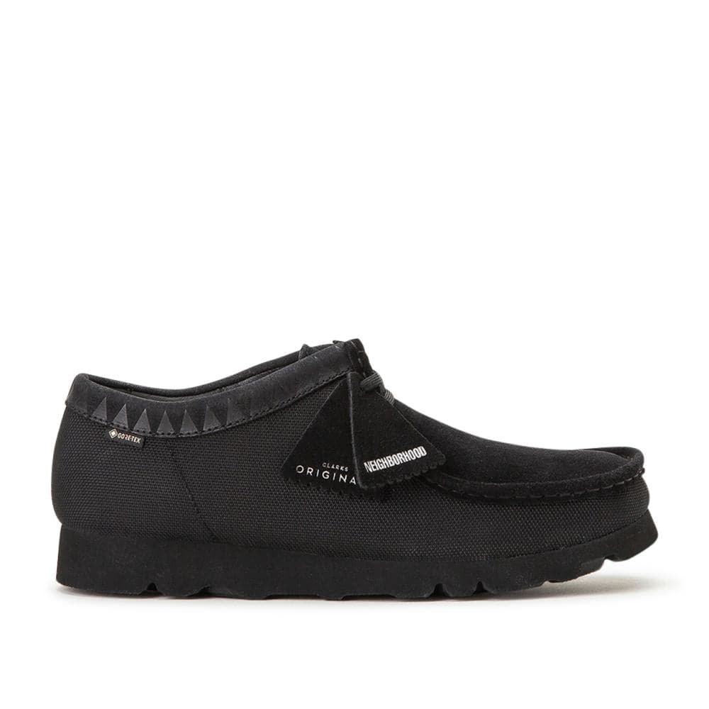 Clarks wallabee gore tex black online