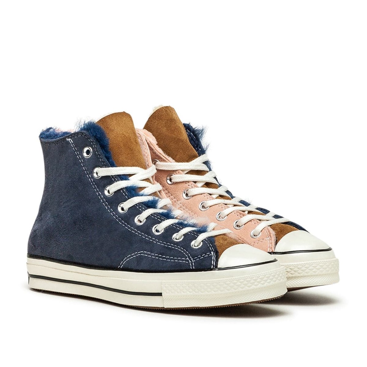 Converse Chuck 70 Hi 'Shearling' (Navy / Rosa / Braun) - Allike Store