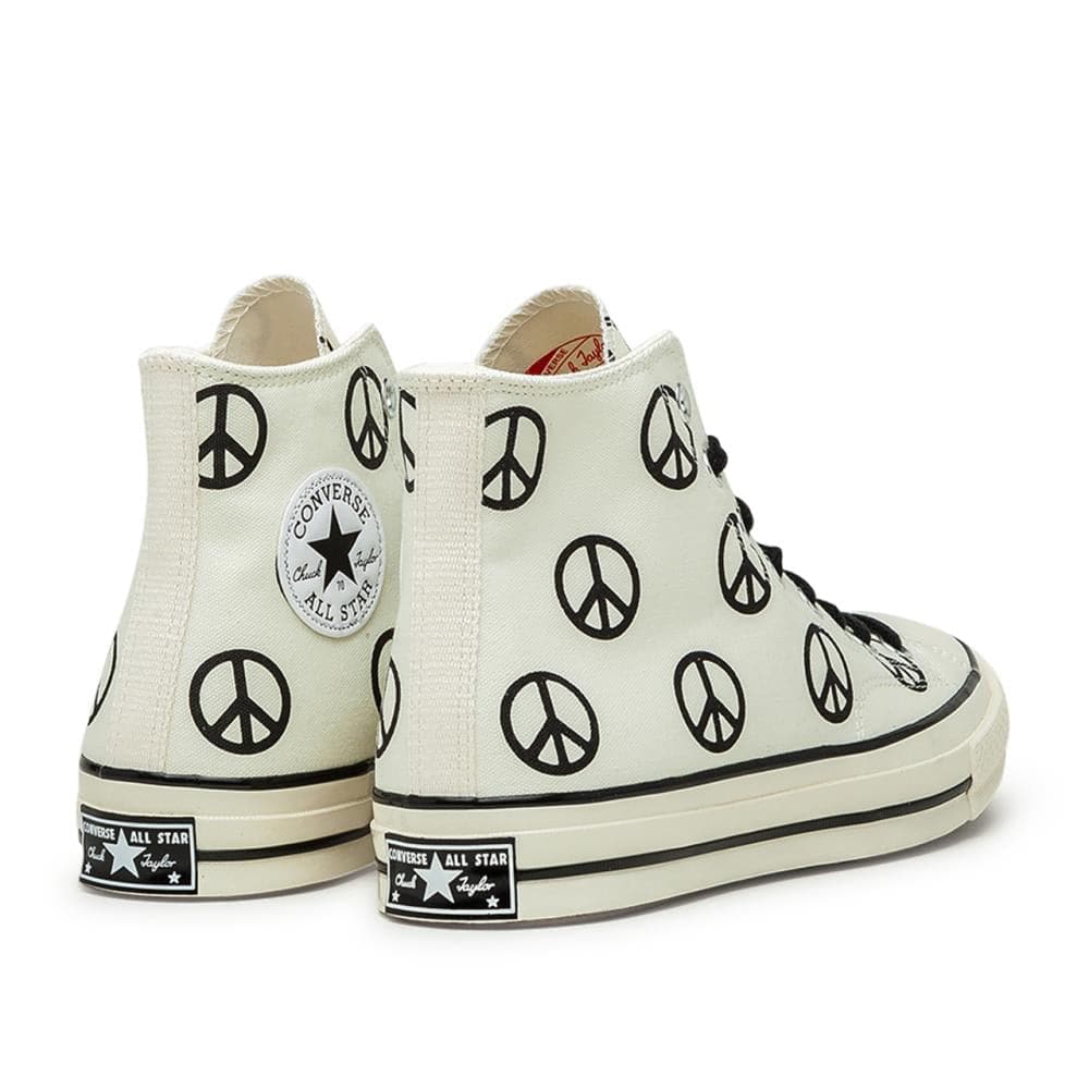 Converse Chuck Taylor 70 Hi 'Peace' (Weiß / Schwarz) - Allike Store