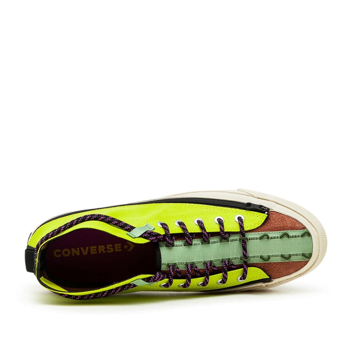 Converse Deck Star Zip Mid (Neongrün / Multi) - Allike Store