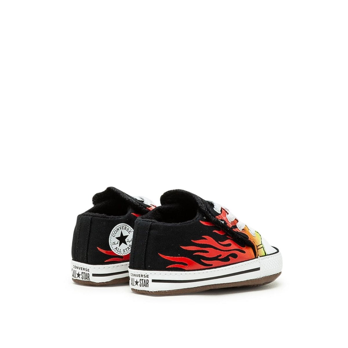 Converse Kids Archive Flames Chuck All-Star Cribster Mid (Schwarz / Weiß / Rot) - Allike Store