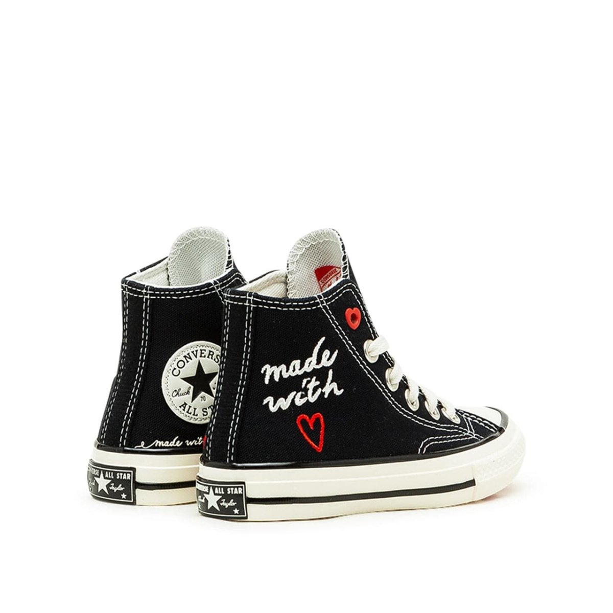 Converse Kids Chuck 70 Hi 'Valentines Day' (Schwarz / Weiß) - Allike Store