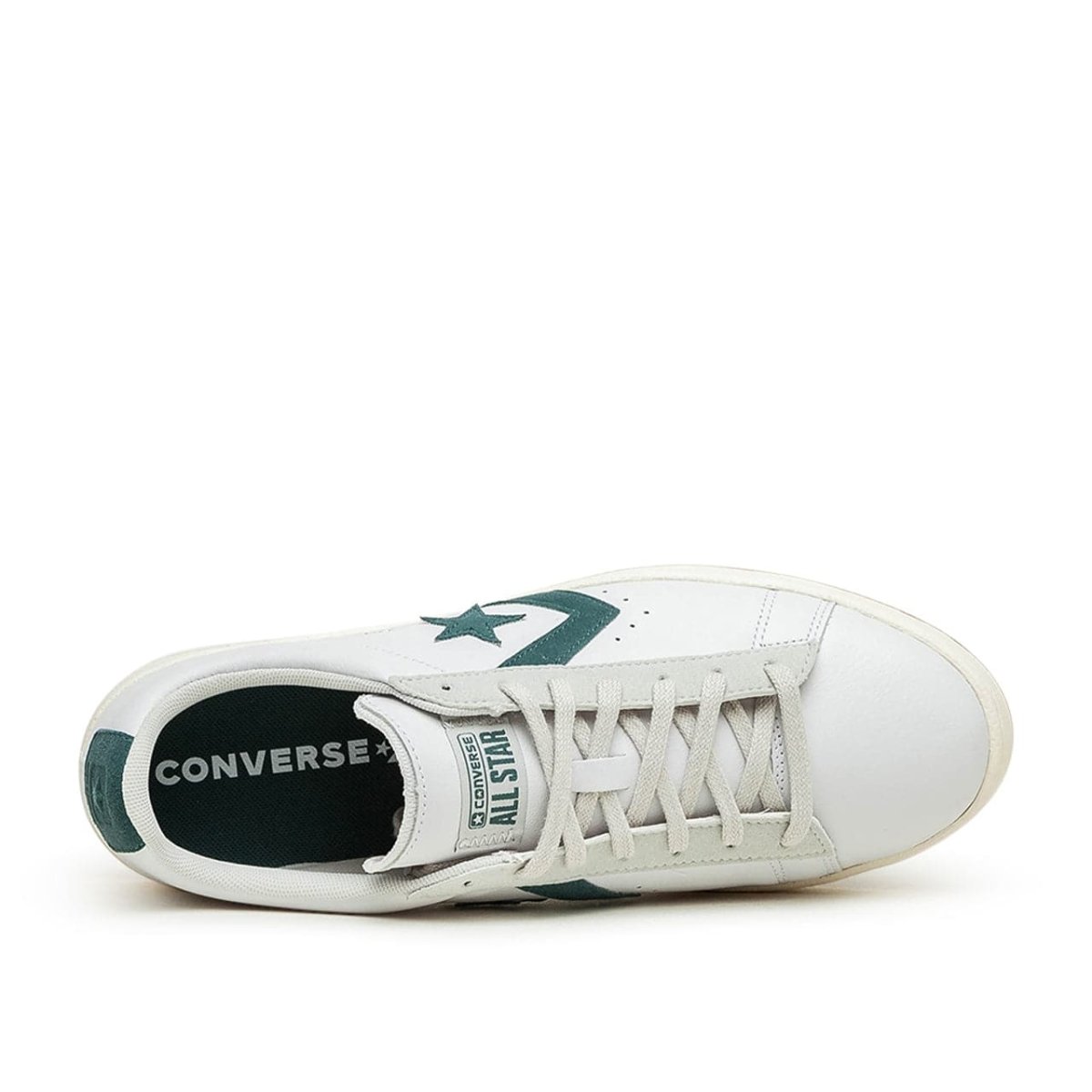 Converse Pro Leather OX (Weiß / Grün) - Allike Store