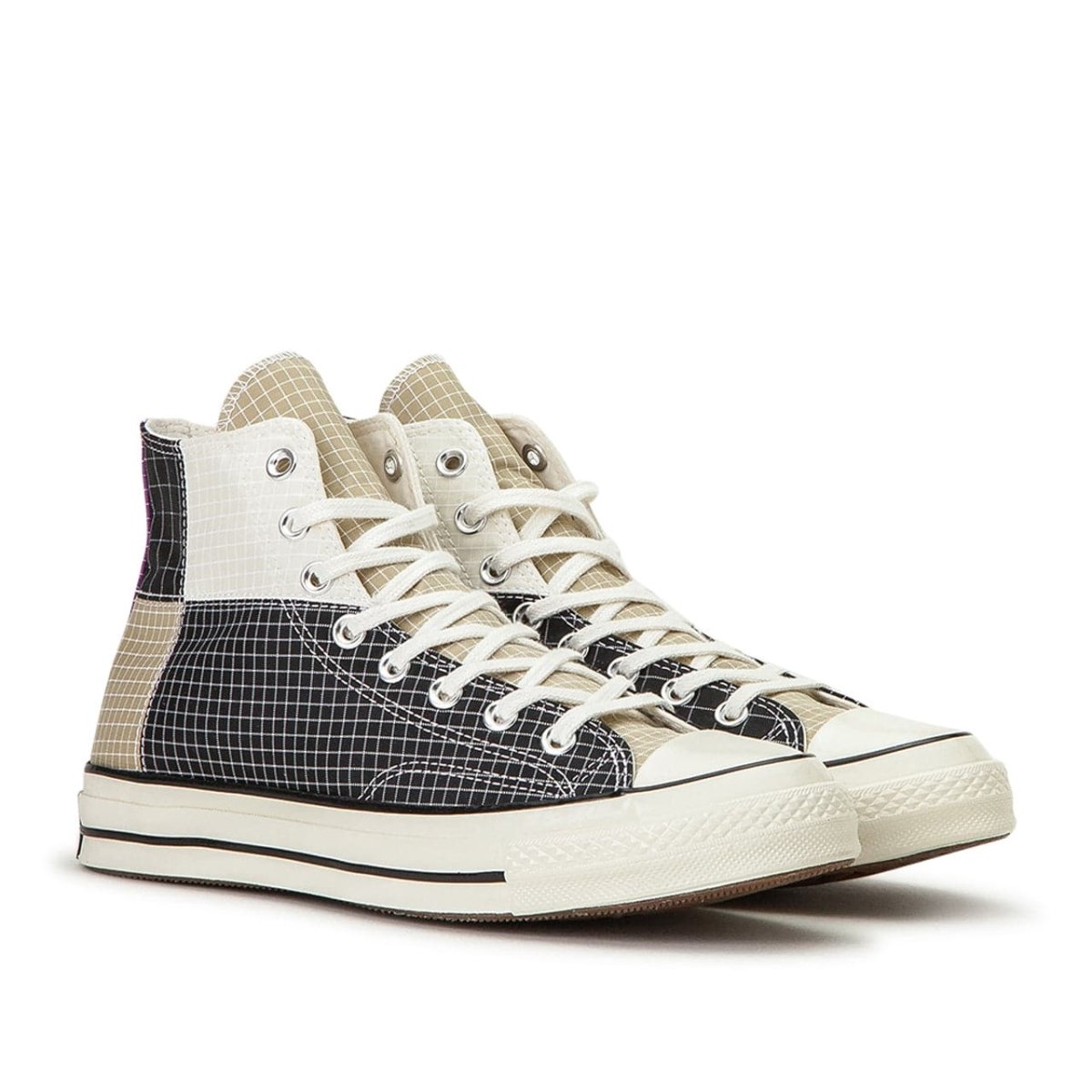 Converse Ripstop Chuck 70 Hi (Schwarz / Weiß) - Allike Store