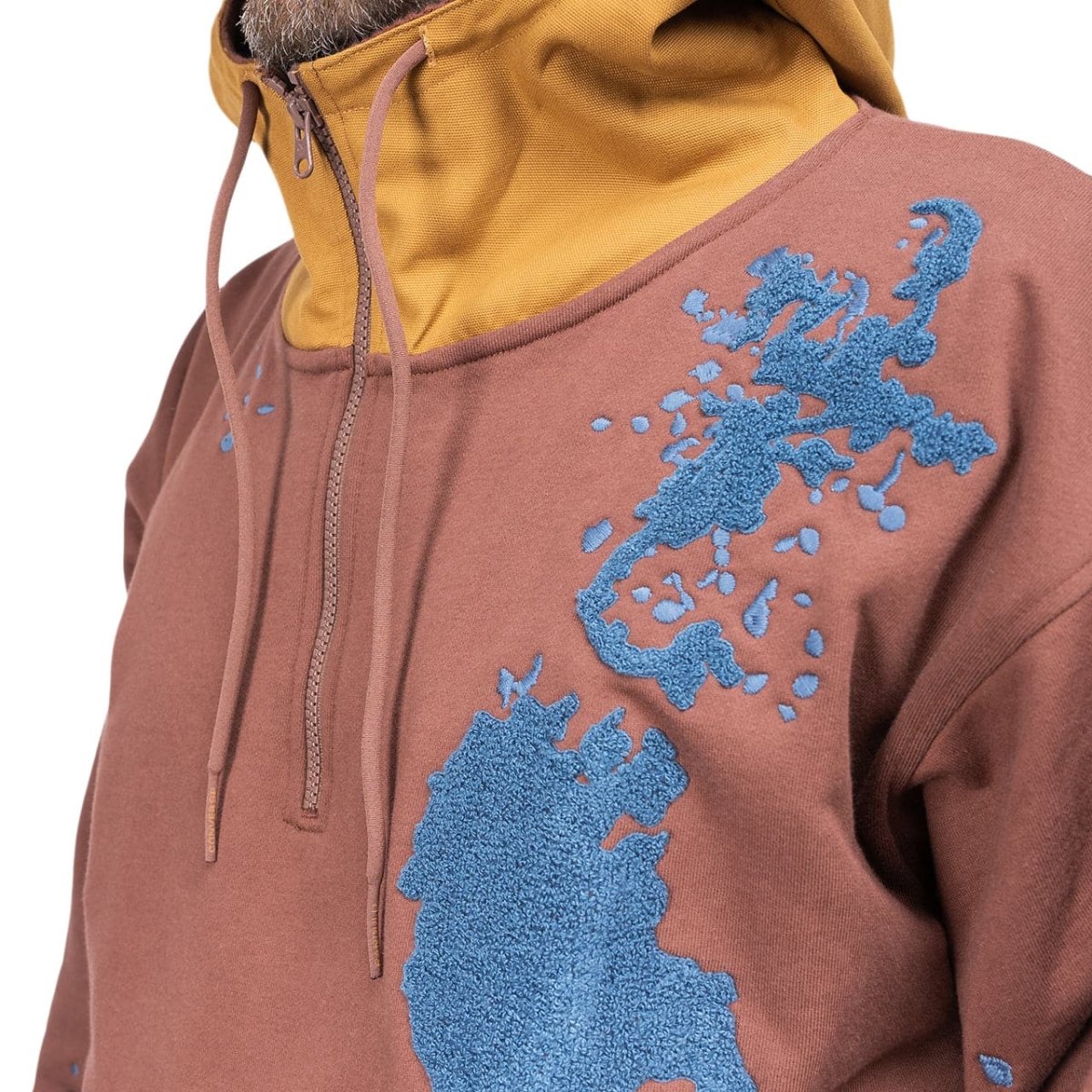 Converse x Bandulu Hoodie (Dunkelbraun) - Allike Store