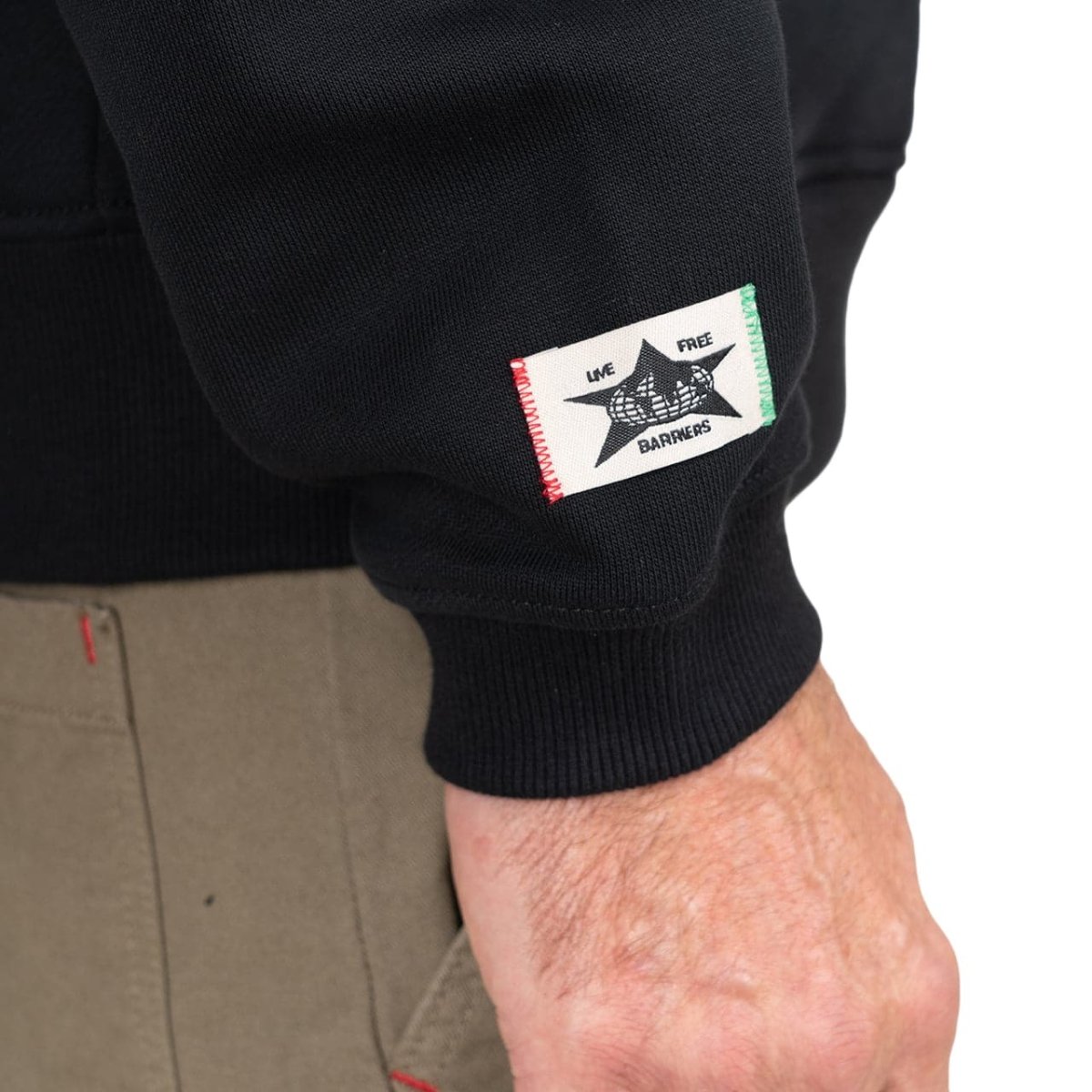 Converse x Barriers Court Ready PO Hoodie (Schwarz) - Allike Store