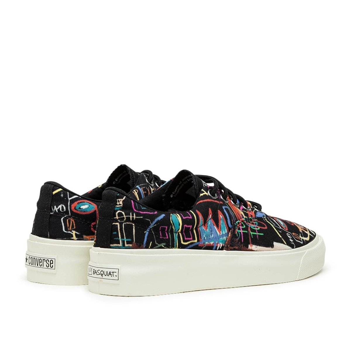 Converse x Basquiat Skid Grip OX (Schwarz / Multi) - Allike Store