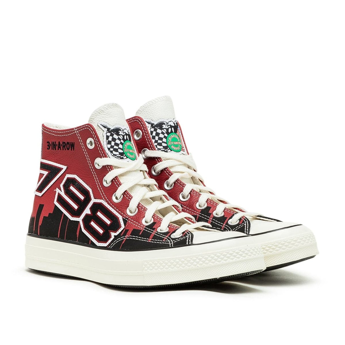 Converse x Chinatown Market 'Bulls Championship Jacket' Chuck 70 Hi (Rot / Schwarz) - Allike Store