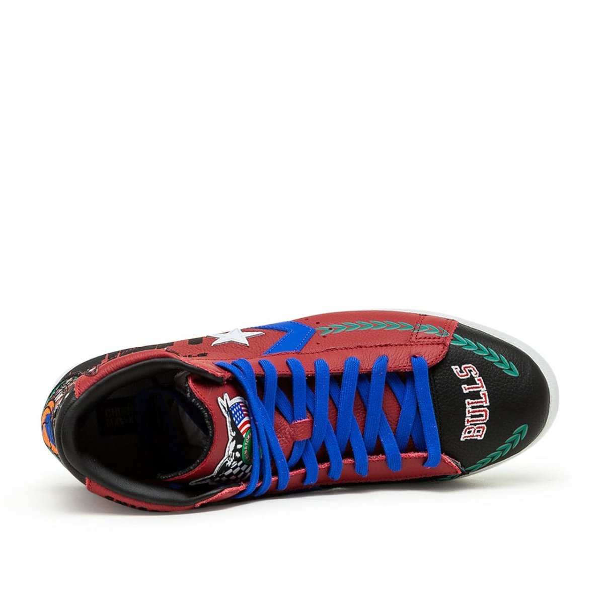 Converse x Chinatown Market 'Chicago Bulls Championship Jacket' Pro Leather Hi (Rot) - Allike Store