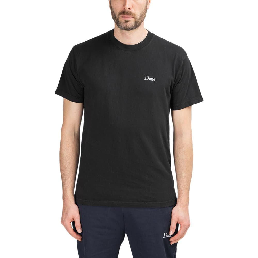 Dime Classic Embroidered T-Shirt (Schwarz) - Allike Store