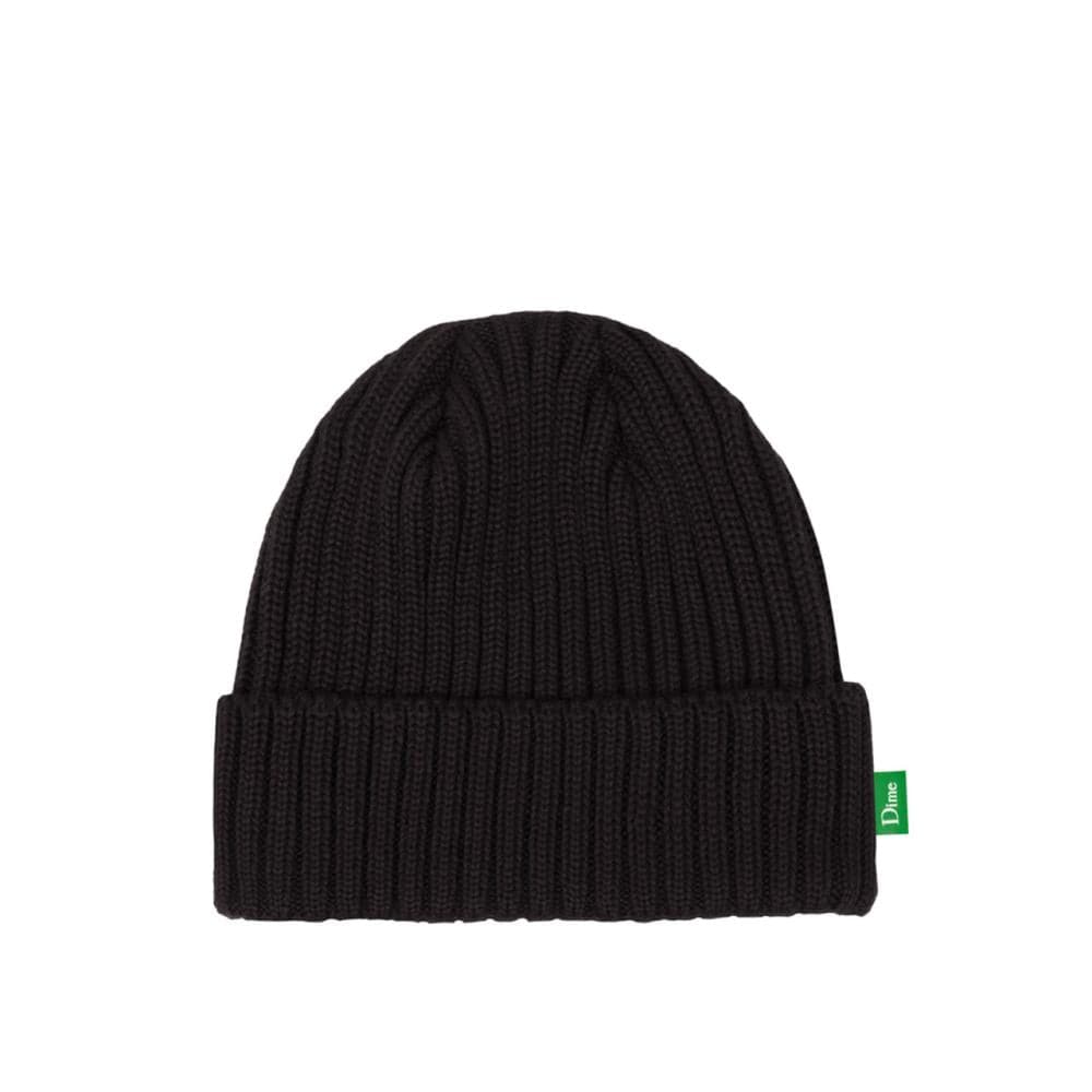 Dime Classic Logo Rib Beanie (Schwarz) - Allike Store