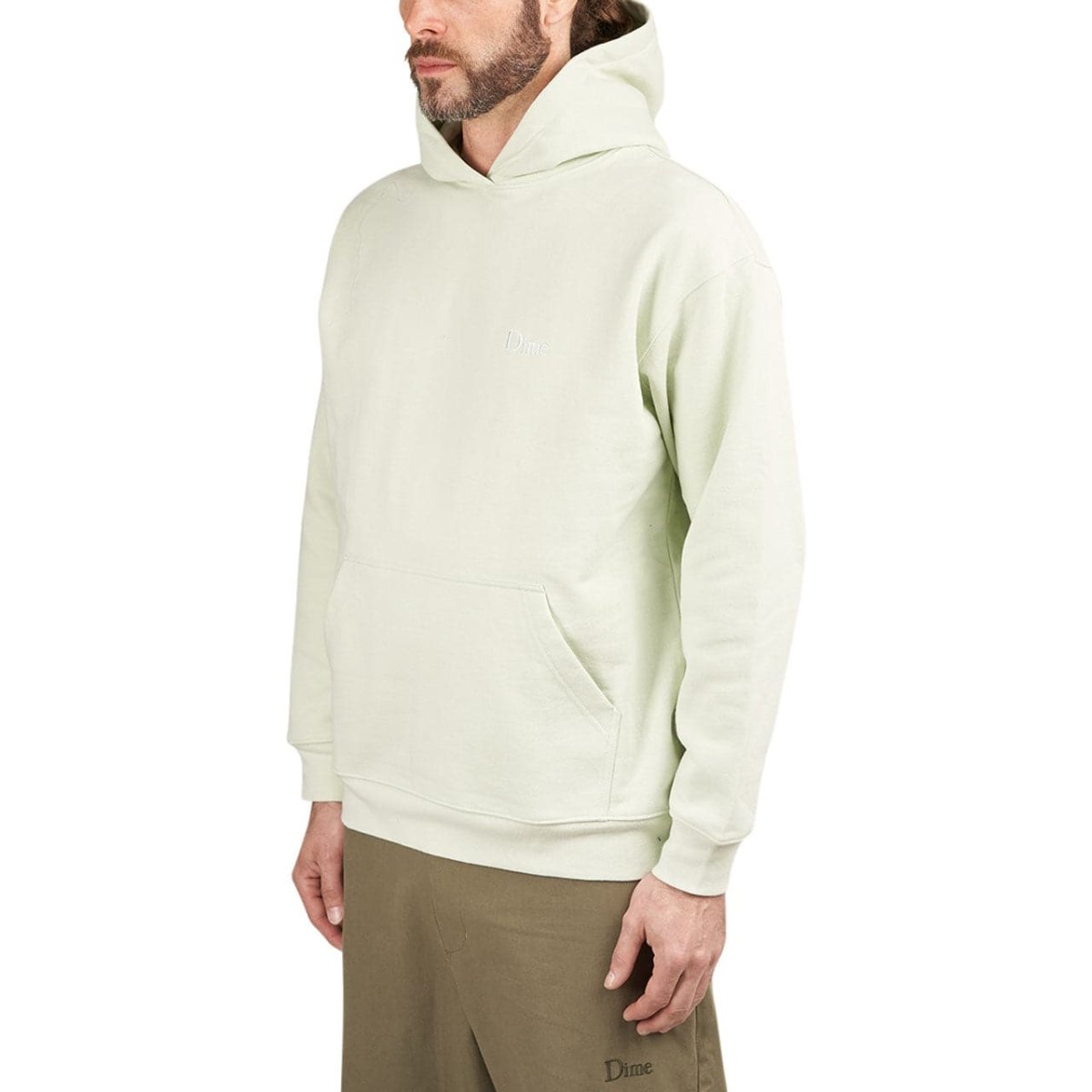 Dime Classic Small Logo Hoodie (Hellgrün) - Allike Store