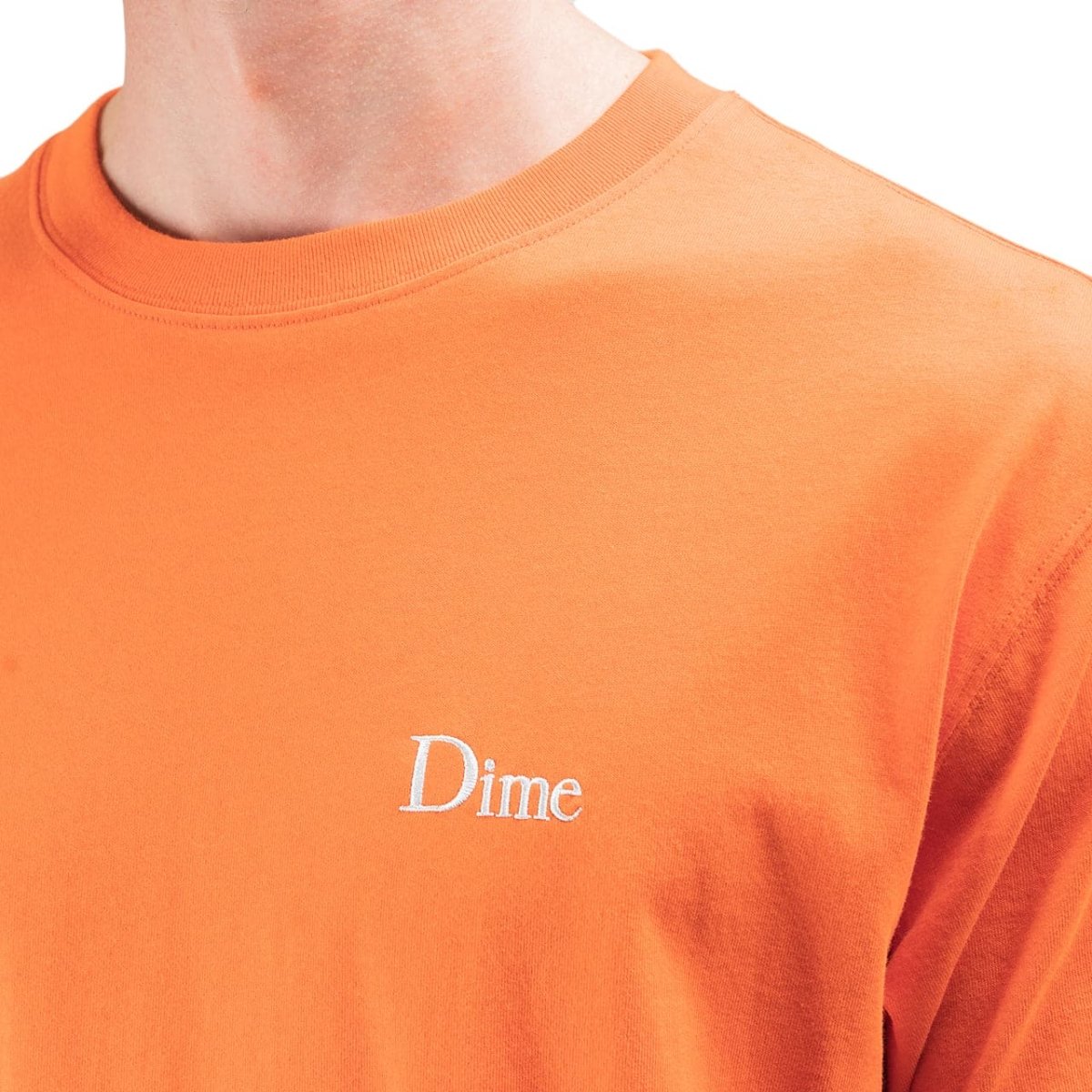 Dime Classic Small Logo T-Shirt (Orange) - Allike Store