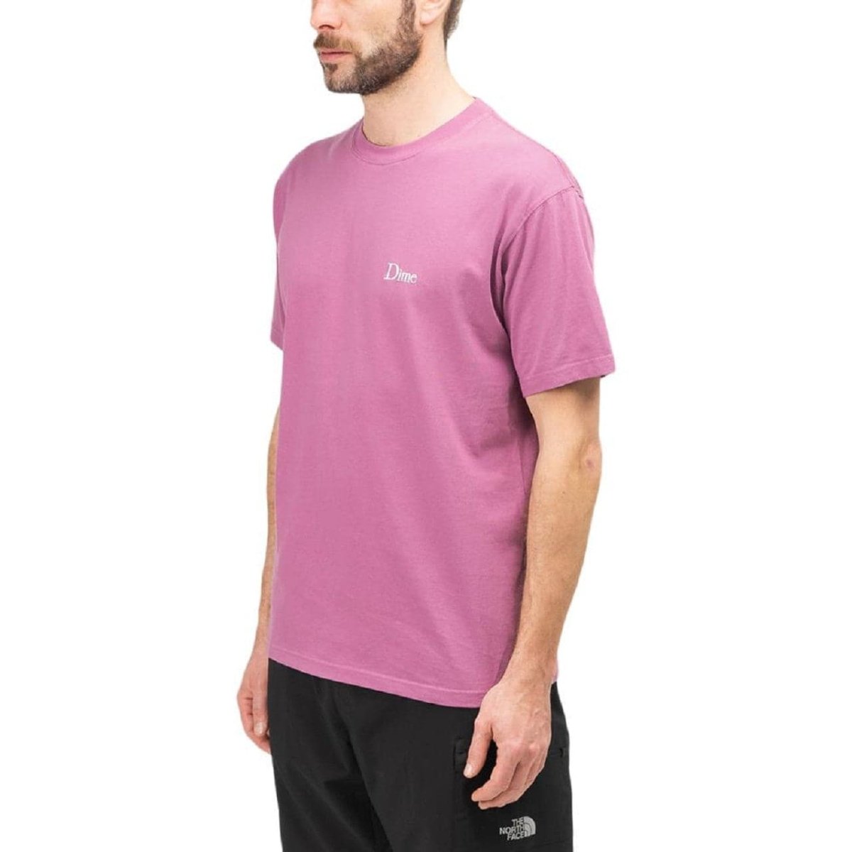 Dime Classic Small Logo T-Shirt (Rosa) - Allike Store