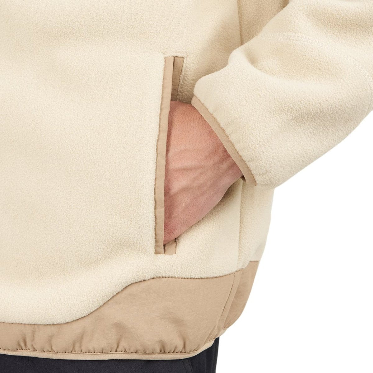 Dime Plein-Air Polar Fleece Jacket (Creme) - Allike Store