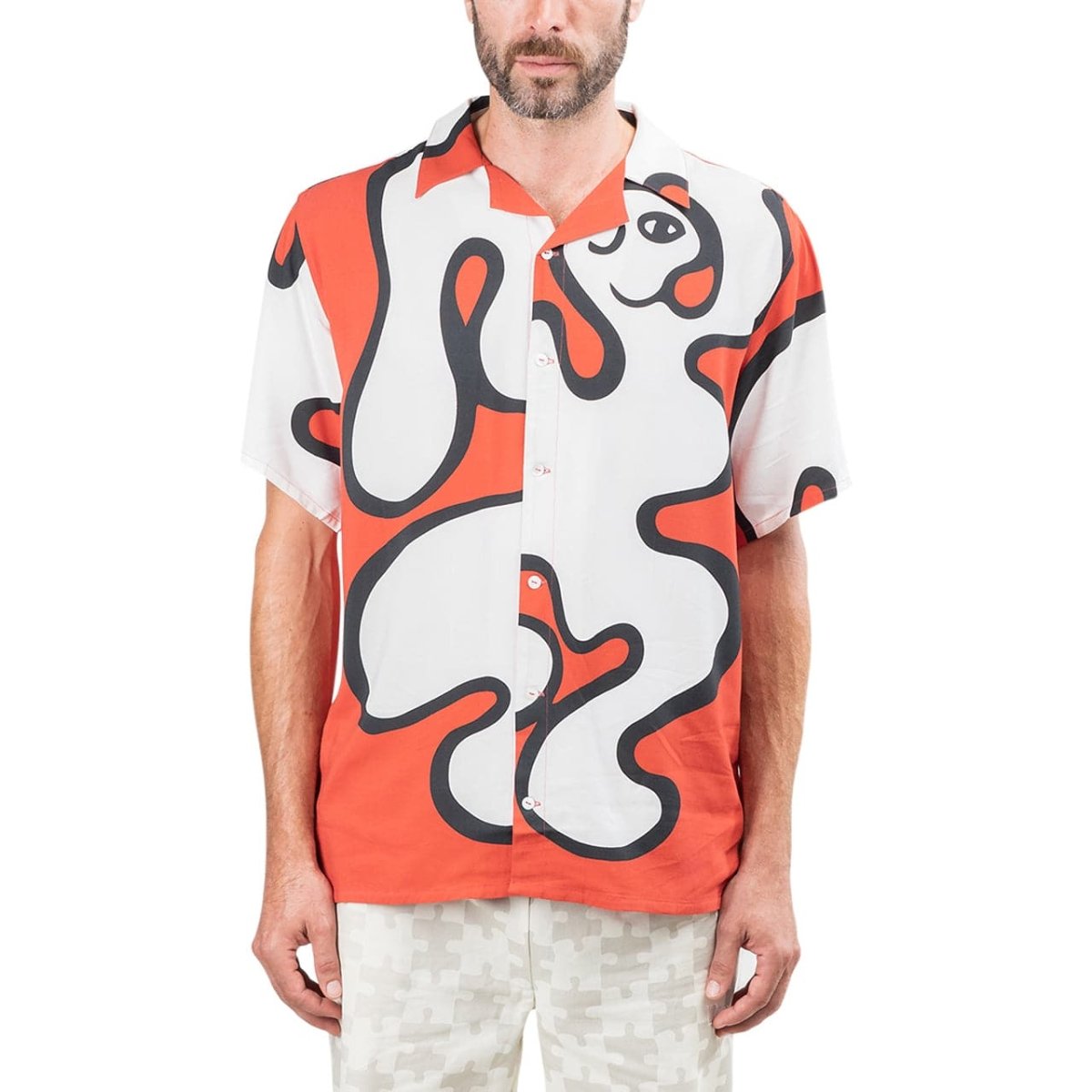 Dime Rayon Shirt (Rot) - Allike Store