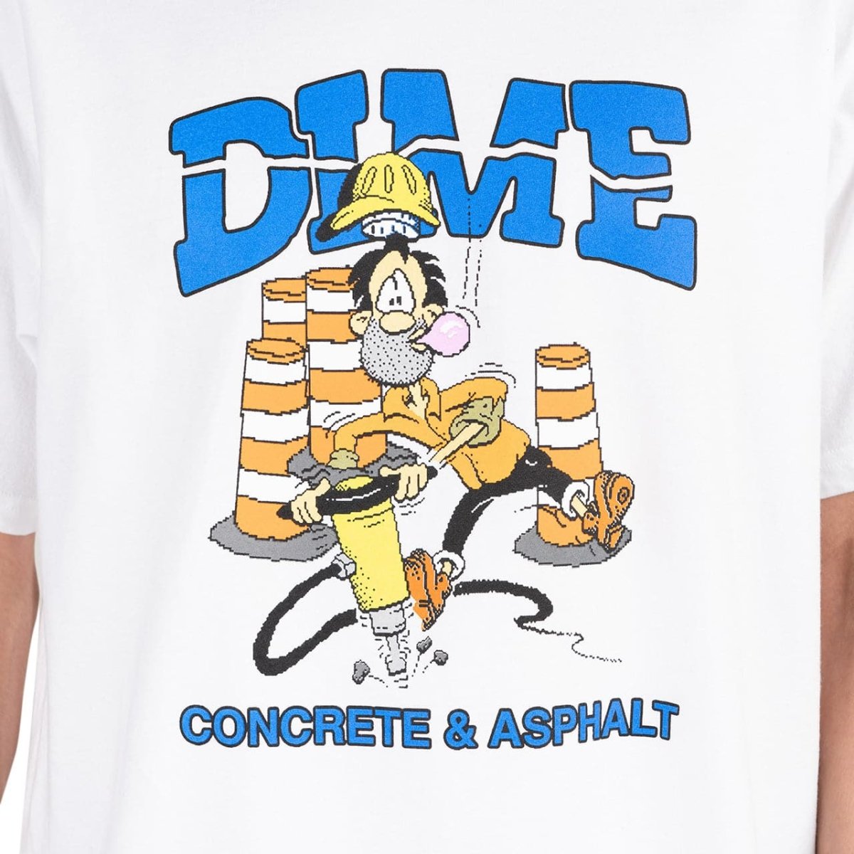 Dime Roads T-Shirt (Weiß) - Allike Store