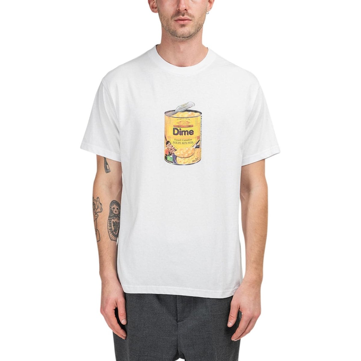 Dime Soupe Aux Pois T-Shirt (Weiß) - Allike Store
