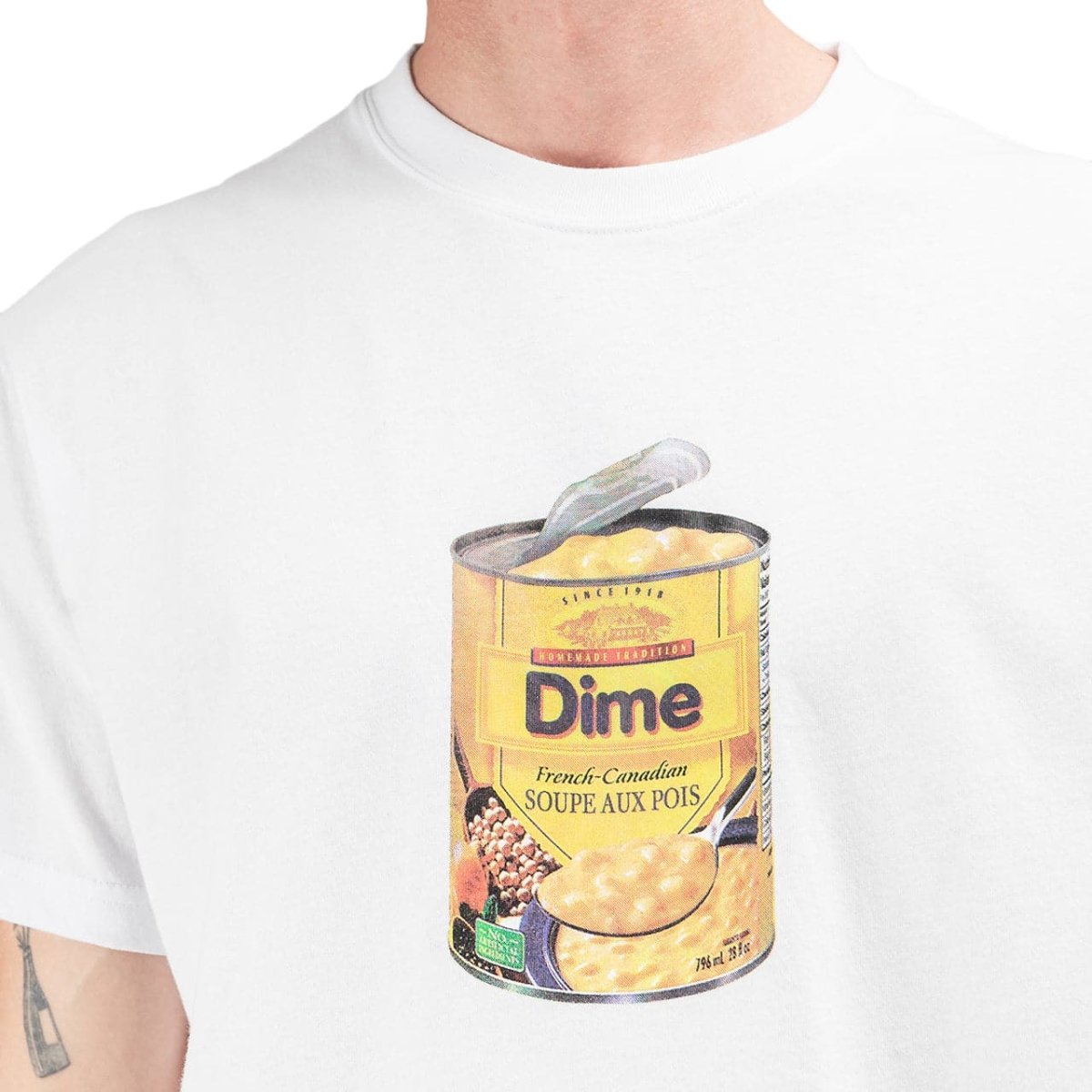 Dime Soupe Aux Pois T-Shirt (Weiß) - Allike Store