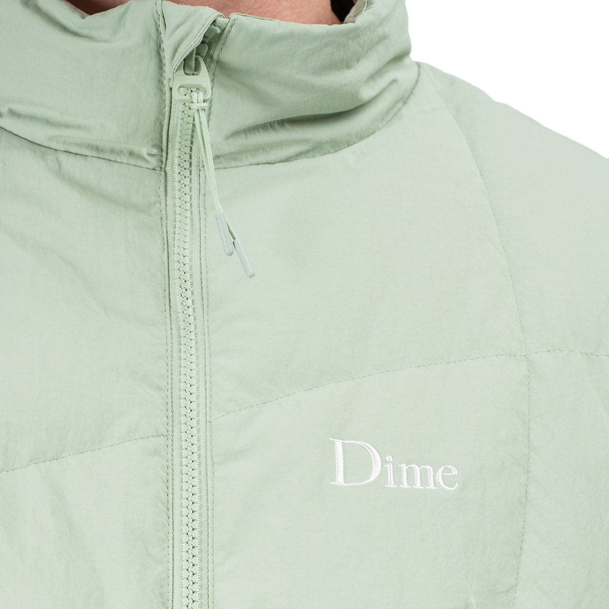 Dime Warp Heavy Weight Puffer Jacket (Mint) - Allike Store