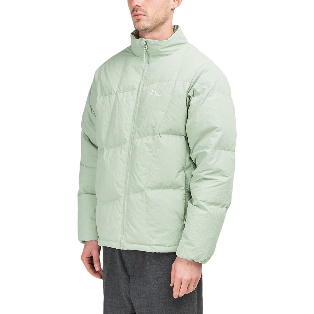 Dime Warp Heavy Weight Puffer Jacket (Mint) - Allike Store