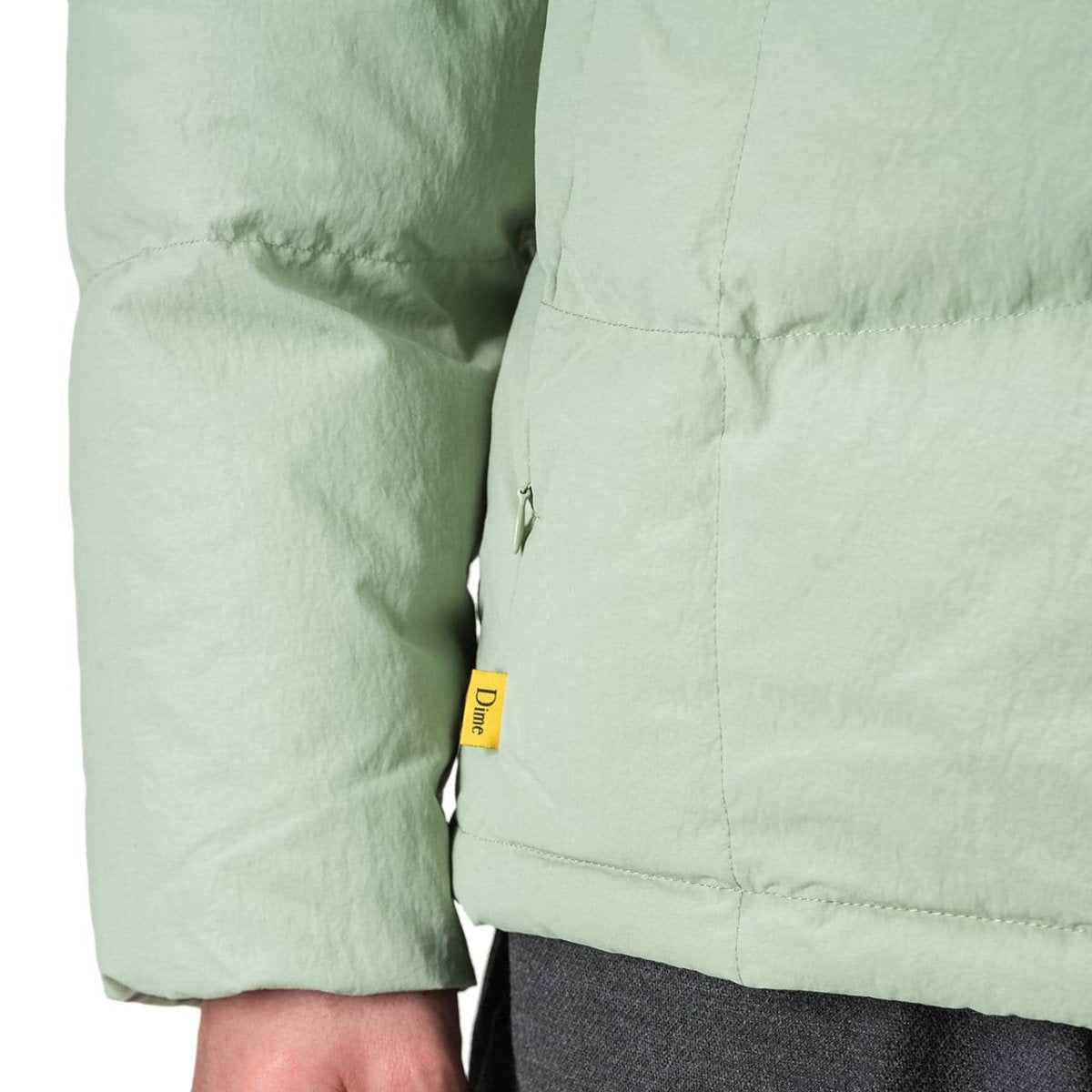 Dime Warp Heavy Weight Puffer Jacket (Mint) - Allike Store