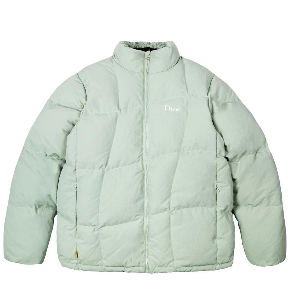Dime Warp Heavy Weight Puffer Jacket (Mint) - Allike Store