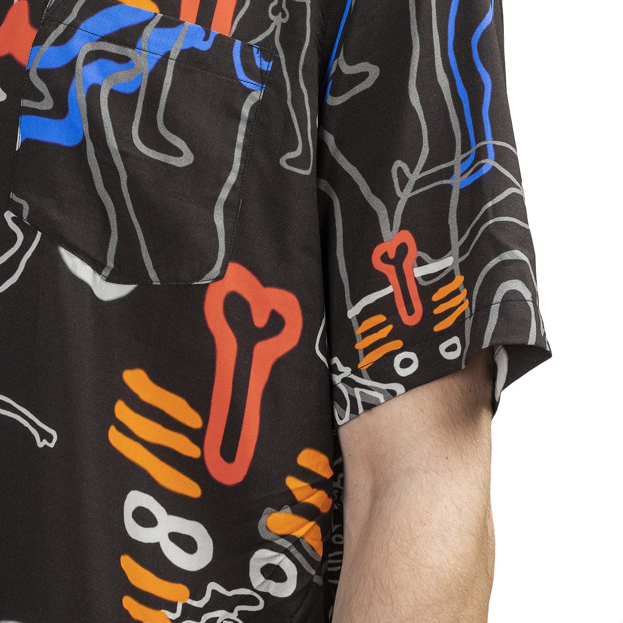 Aries Dude Hawaiian Shirt (Schwarz) - Allike Store