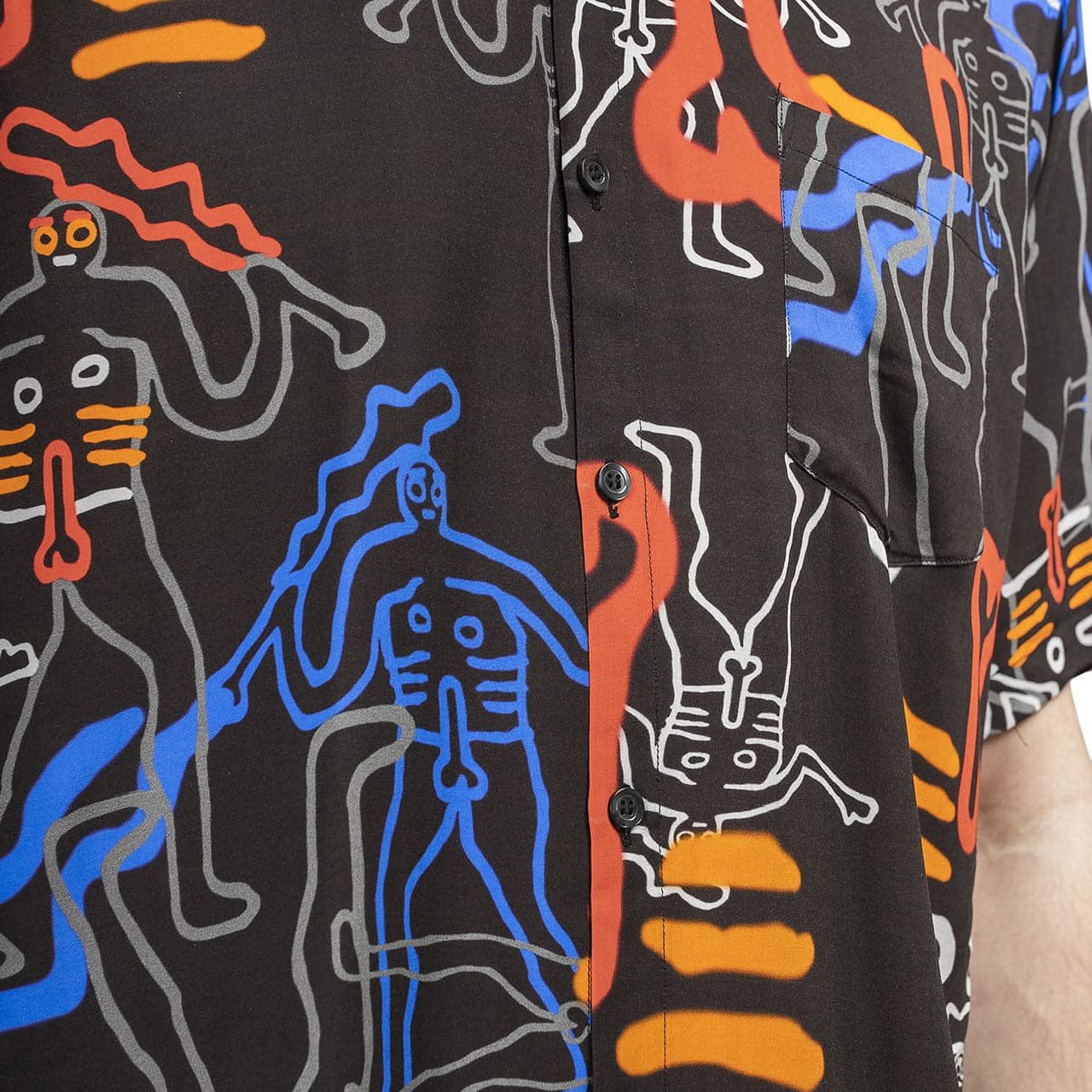 Aries Dude Hawaiian Shirt (Schwarz) - Allike Store