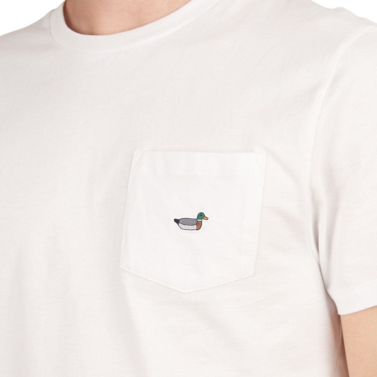 Edmmond Studios Duck Patch Shirt (Weiss) - Allike Store