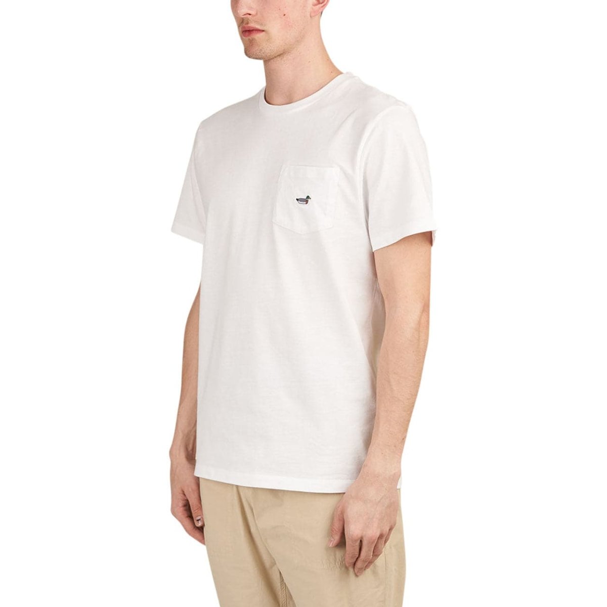 Edmmond Studios Duck Patch Shirt (Weiss) - Allike Store