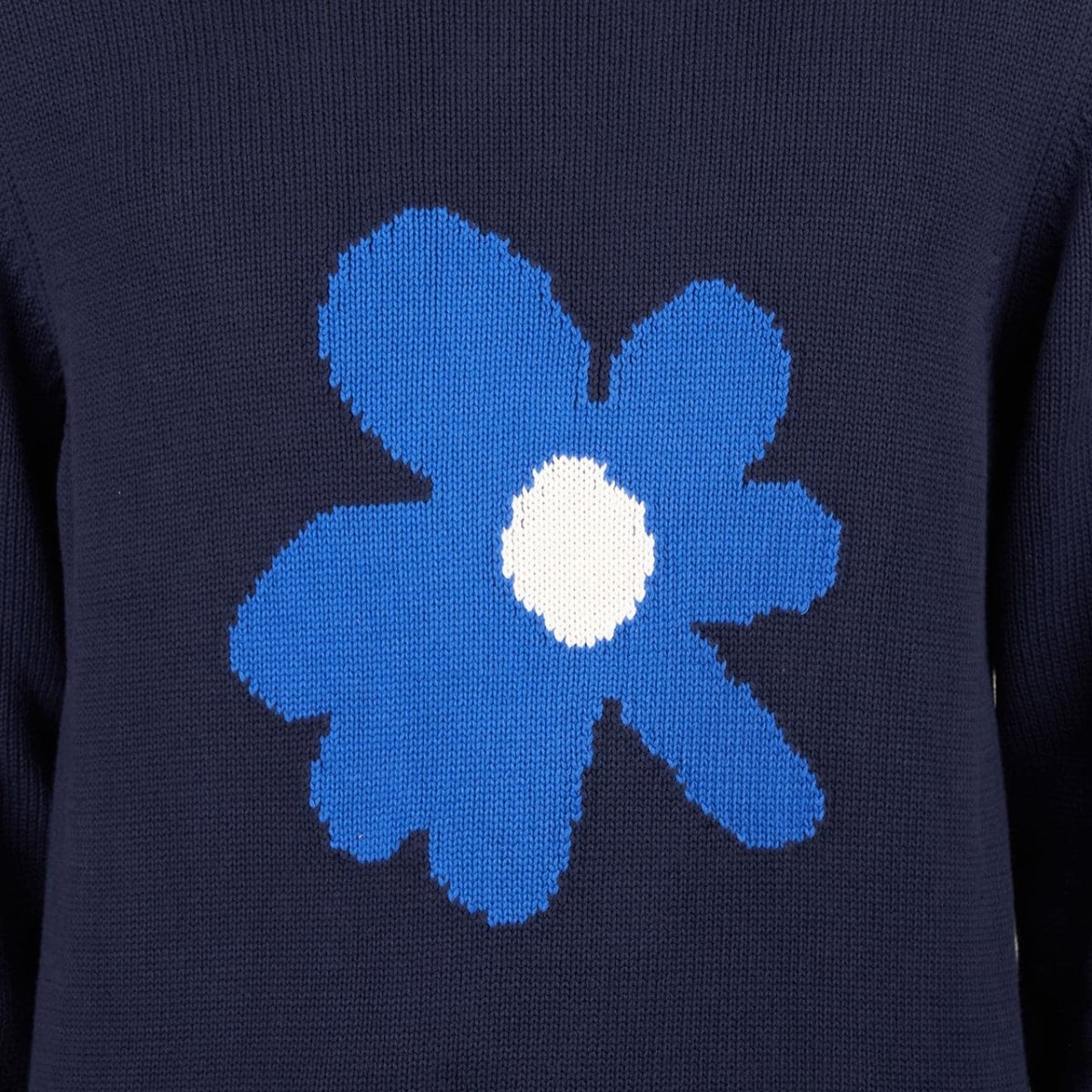 Edmmond Studios Flower Sweater (Navy) - Allike Store